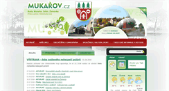 Desktop Screenshot of mukarov.cz